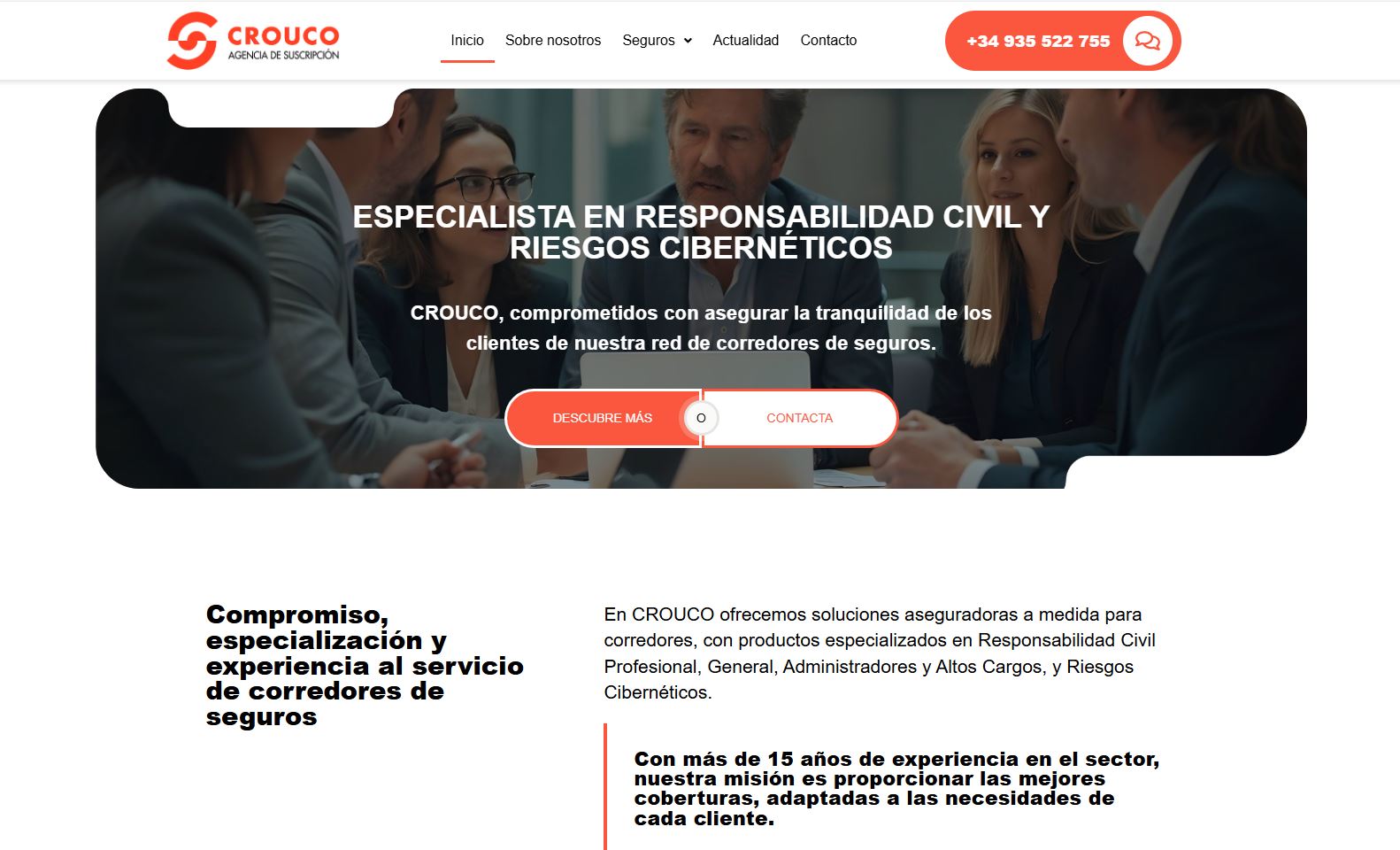 CROUCO renueva su web para hacerla más moderna y responsive